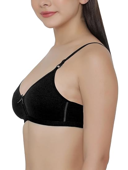 Clovia Women’s Cotton Full-Coverage T-Shirt Bra – Non-Padded, Wire-Free Comfort